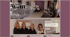 Desktop Screenshot of hair-beauty-wolff.de