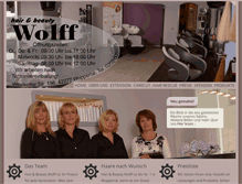 Tablet Screenshot of hair-beauty-wolff.de